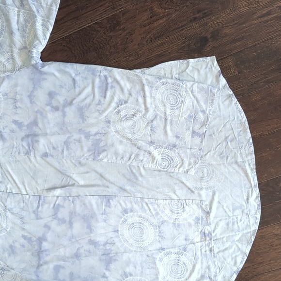 Open Front Cardigan Swim Cover Purple - Picture 6 of 6